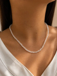 CADENA ROXI TRIANGULAR TRANSPARENTE - PLATA en internet