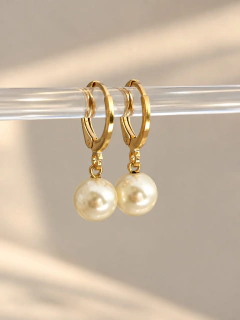 ARGOLLAS PERLA 1,1 CM - ENCHAPADO en internet
