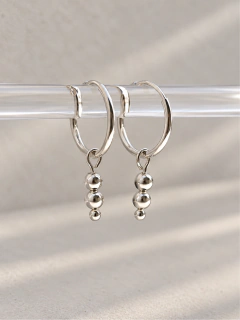 ARGOLLAS TRIBALL 1,2 CM - PLATA