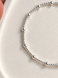 PULSERA ELASTIZADA EIRAL - PLATA en internet