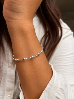 PULSERA ELASTIZADA EIRAL - PLATA - comprar online