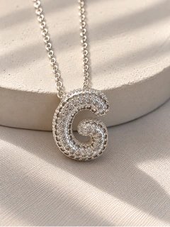 CONJUNTO BIG INICIAL BRILLO - ACERO BLANCO - Hosanna Joyas