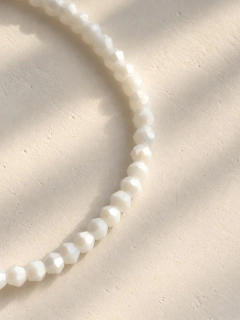 PULSERA ROXI BLANCA - PLATA - Hosanna Joyas