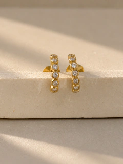 PASANTE SEMI-ARGOLLA CUBIC - ENCHAPADO - Hosanna Joyas