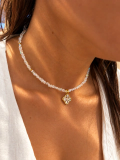 CONJUNTO ROXI TRIANGULAR VAN CLEEF - ACERO DORADO - tienda online