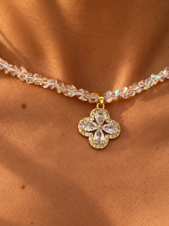 CONJUNTO ROXI TRIANGULAR VAN CLEEF - ACERO DORADO - comprar online