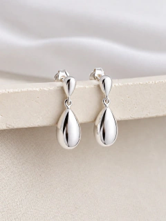 AROS DOBLE GOTA - PLATA - tienda online