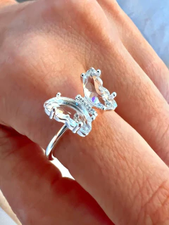 ANILLO MARIPOSA CUBIC - AB
