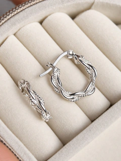 ARGOLLAS TRENZIR 1,6 CM - PLATA en internet