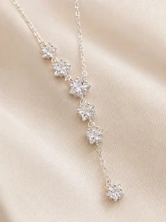 CORBATERO STAR CUBIC - ACERO BLANCO - tienda online