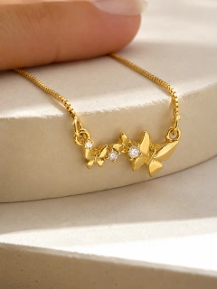 CONJUNTO MARIPOSIS - ENCHAPADO - Hosanna Joyas