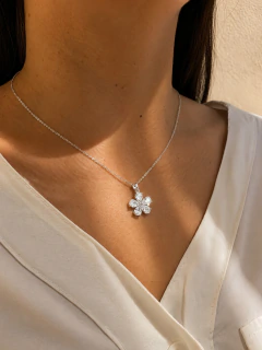 CONJUNTO FLOWER - ACERO BLANCO - tienda online