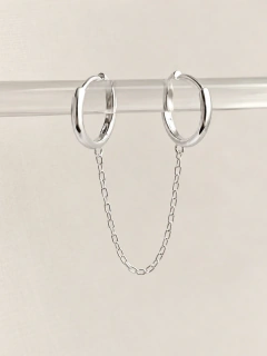 ARGOLLA DOBLE LISA 1,2 CM - PLATA