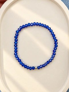 Imagen de PULSERA ROXI ELASTIZADA BOLITA - PLATA