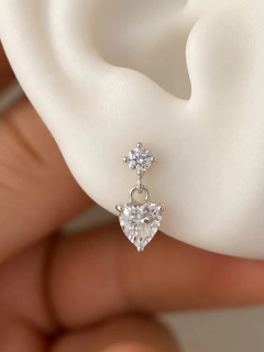 AROS AMORU BRILLO - ACERO BLANCO - comprar online