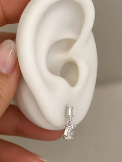 AROS AMORU BRILLO - ACERO BLANCO - Hosanna Joyas