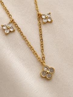 CONJUNTO MULTI VAN CLEFF - ACERO DORADO en internet