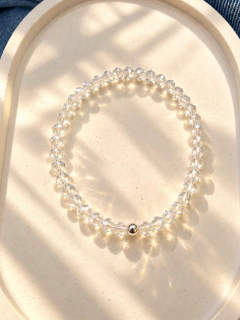 PULSERA ROXI ELASTIZADA BOLITA - PLATA en internet