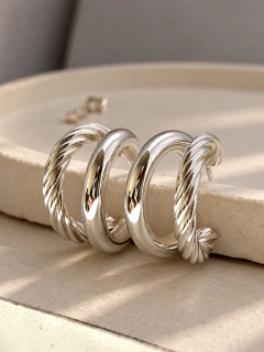 AROS SEMI-ARGOLLA BOLT - ACERO BLANCO