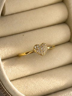 ANILLO HEART SHINE - ENCHAPADO