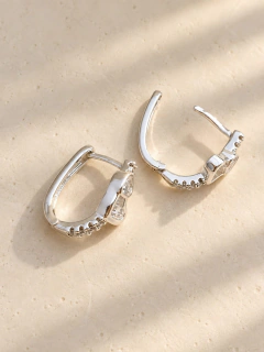 ARGOLLAS DOUBLE LOVE 1,5 CM - ACERO BLANCO - comprar online