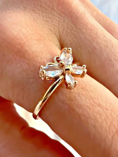 ANILLO MARIPOSA CUBIC - AD