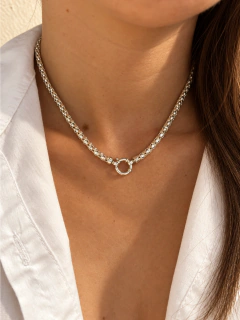 CADENA COREANA CON MARINERO - PLATA