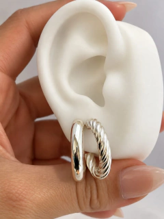 AROS SEMI-ARGOLLA BOLT - ACERO BLANCO - comprar online