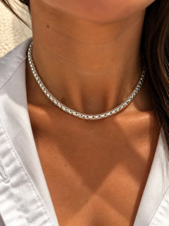 CADENA COREANA CON MARINERO - PLATA - comprar online