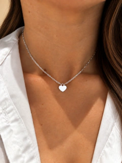 CONJUNTO LONG CHAIN LOVE - PLATA