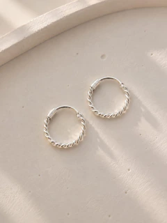 ARGOLLAS VRID 1,2 CM - PLATA