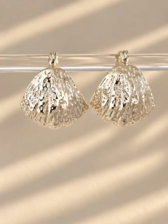 ARGOLLAS SORRENTO LABRADA 1,8 CM - ACERO BLANCO