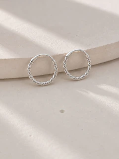 ARGOLLAS VRID 1,2 CM - PLATA - tienda online