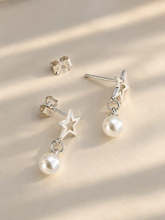 AROS STAR PEARL - ACERO BLANCO en internet