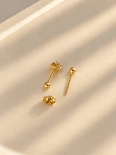 PASANTES BOLITA 3 MM - ENCHAPADO EN ORO en internet