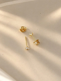 PASANTES CUBIC CUADRADO 0,3 CM - ENCHAPADO EN ORO - Hosanna Joyas