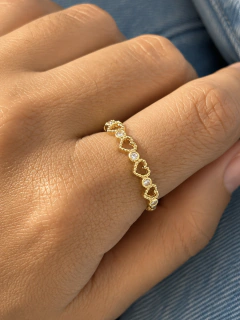 ANILLO CORI BRILLO - ENCHAPADO - Hosanna Joyas