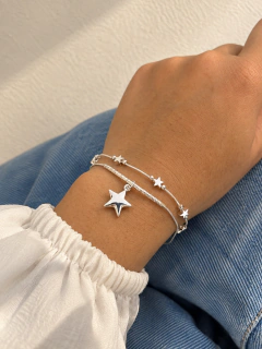 PULSERA ETOILE - ACERO BLANCO - tienda online