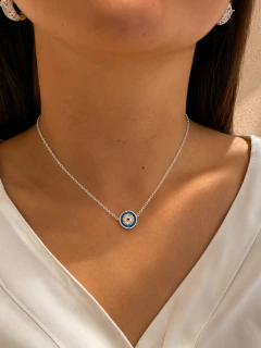 Imagen de CONJUNTO ELIOS CELESTE - ACERO BLANCO