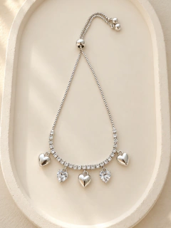 PULSERA AJUSTABLE AMORES - AB - Hosanna Joyas