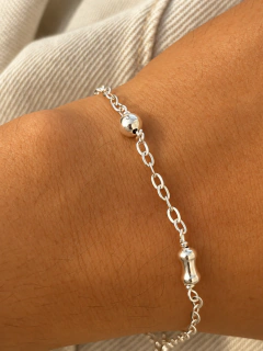 PULSERA EDWINA - PLATA - comprar online