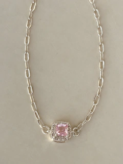 PULSERA AJUSTABLE ROSE - ACERO BLANCO - Hosanna Joyas
