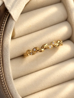 ANILLO GALDY - ENCHAPADO EN ORO