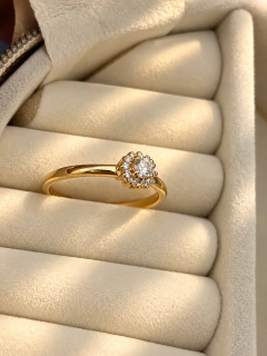 ANILLO DIVI - ENCHAPADO EN ORO - Hosanna Joyas