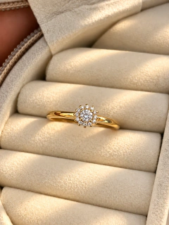ANILLO DIVI - ENCHAPADO EN ORO