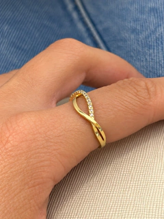 ANILLO SHAZIA - ENCHAPADO EN ORO en internet