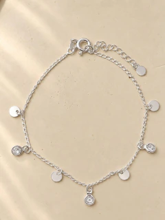 PULSERA MULTICIRCLE BRILLO - PLATA - comprar online