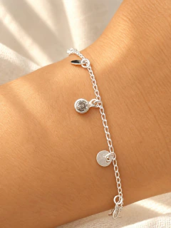 PULSERA MULTICIRCLE BRILLO - PLATA - Hosanna Joyas