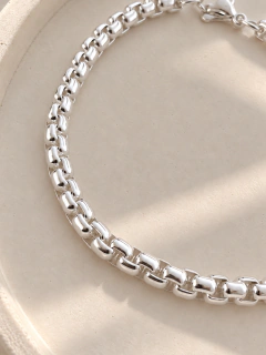 PULSERA ROLO CUADRADA 0.4CM - AB - comprar online