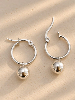 ARGOLLAS MAXI MEITAL 1,5 CM - ACERO BLANCO en internet